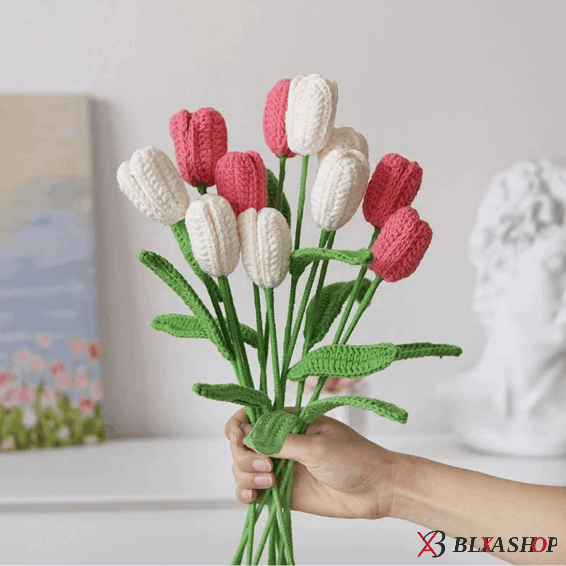 Handmade Crochet Tulip Flower | Blixa Shop