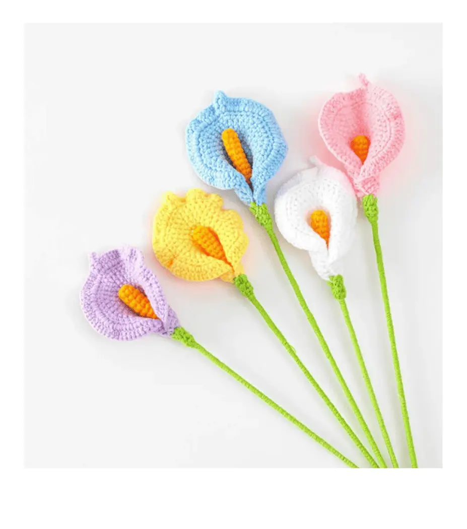 Handmade Crochet Calla Lily Flower